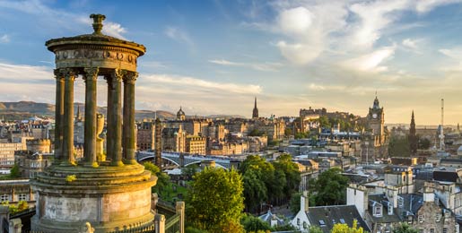 Camper huren Edinburgh