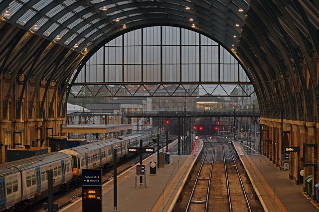Londen King's Cross treinstation 