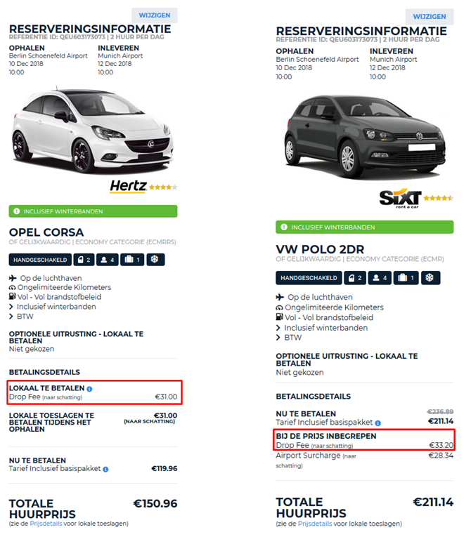 Afkoop eigen risico dekking Afkoop eigen risico dekking