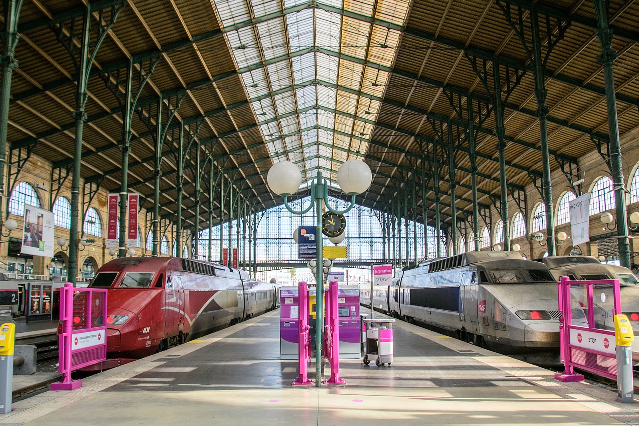 Parijs Gare du Nord de Treinstation