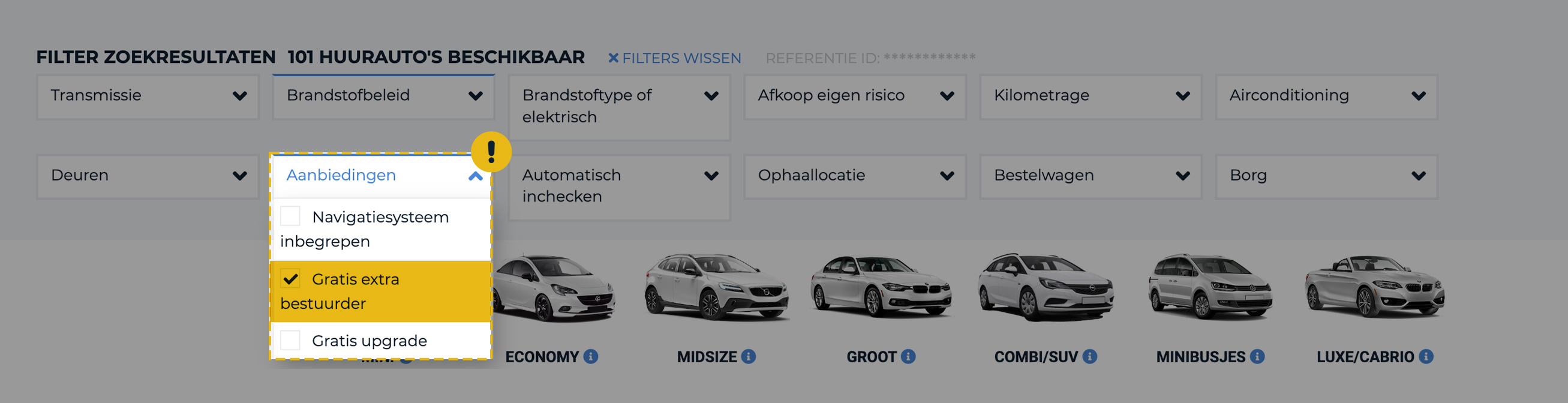 Gratis Extra Bestuurder